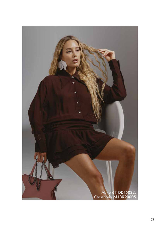 Abito corto donna - art. 611DD15032 - Denny Rose Primavera Estate 2026