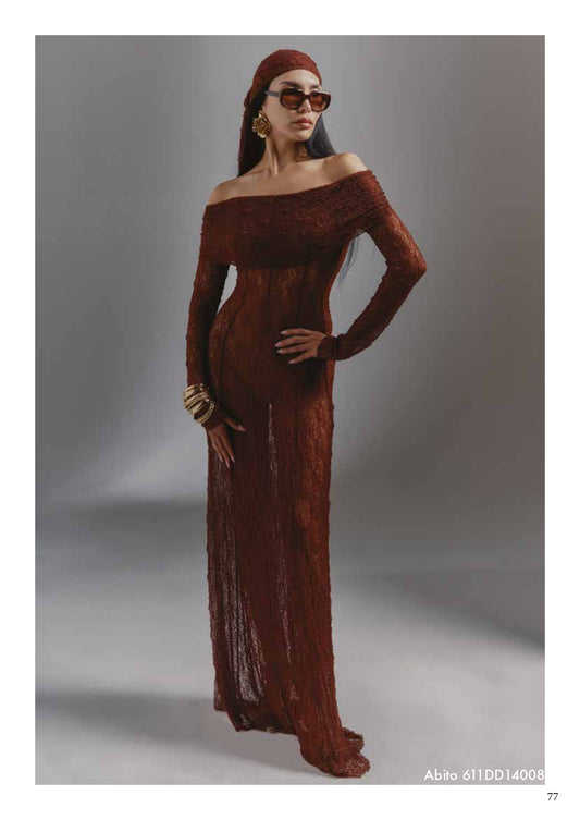 Abito pizzo donna - art. 611DD14008 - Denny Rose Primavera Estate 2026