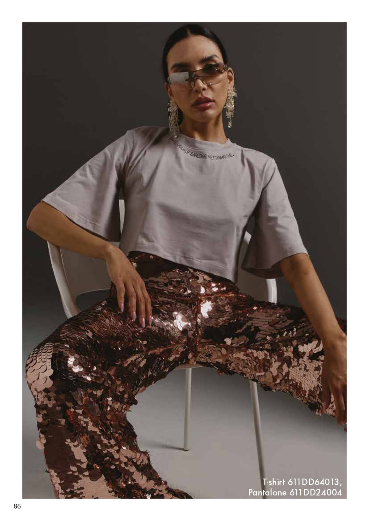 T-shirt corta donna - art. 611DD64013 - Denny Rose Primavera Estate 2026