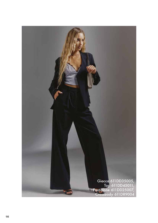 Giacca con maniche arricciate donna - art. 611DD35005 - Denny Rose Primavera Estate 2026