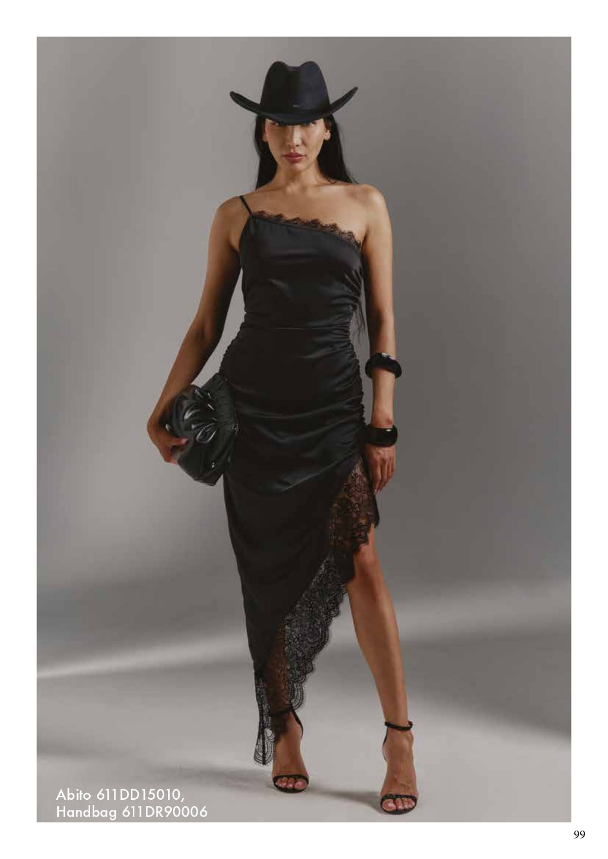 Abito asimmetrico donna - art. 611DD15010 - Denny Rose Primavera Estate 2026