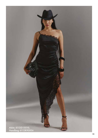 Abito asimmetrico donna - art. 611DD15010 - Denny Rose Primavera Estate 2026