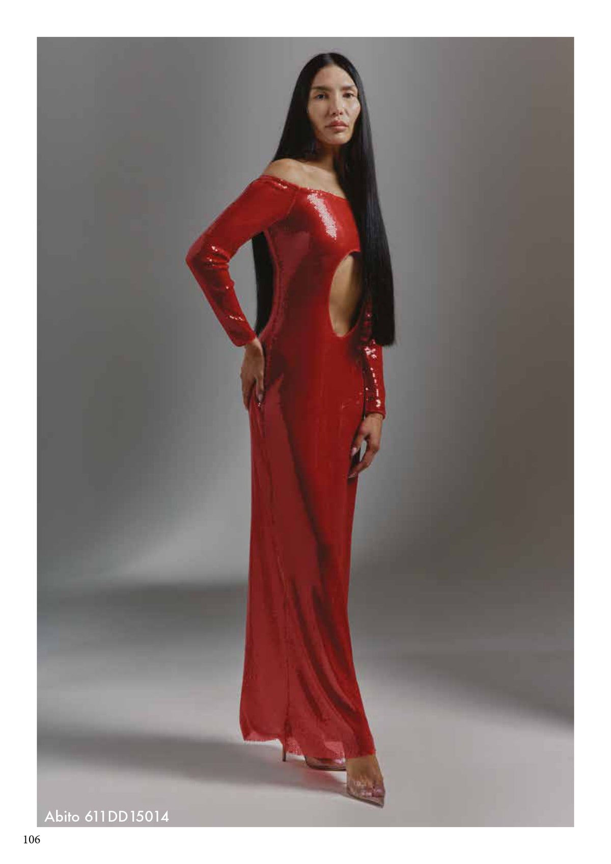 Abito paillettes donna - art. 611DD14012 - Denny Rose Primavera Estate 2026