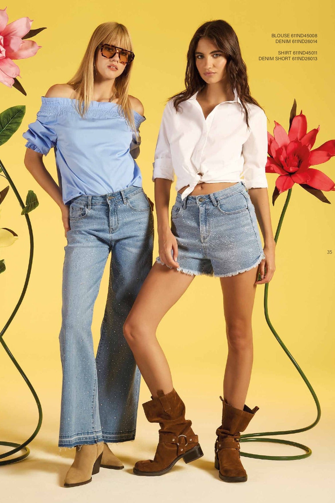 Jeans donna - art. 611ND26014 - Denny Rose Primavera Estate 2026