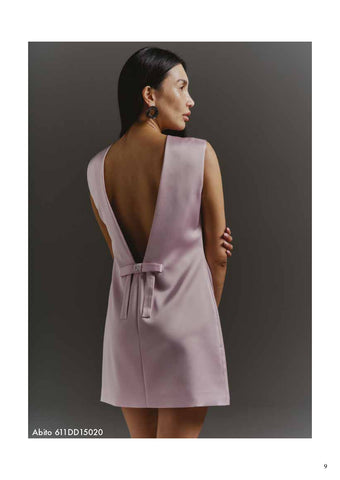 Abito in raso donna - art. 611DD15020 - Denny Rose Primavera Estate 2026