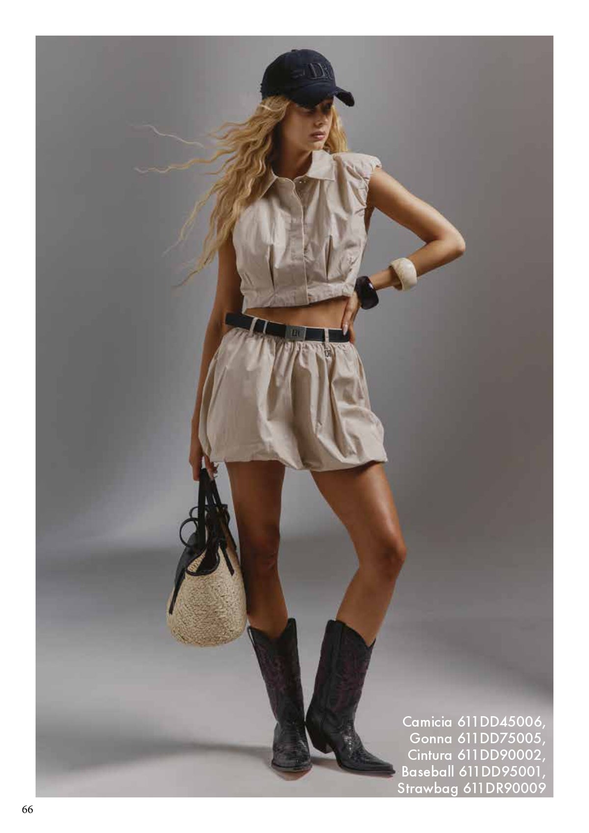 Berretto con visiera donna - art. 611DD95001 - Denny Rose Primavera Estate 2026