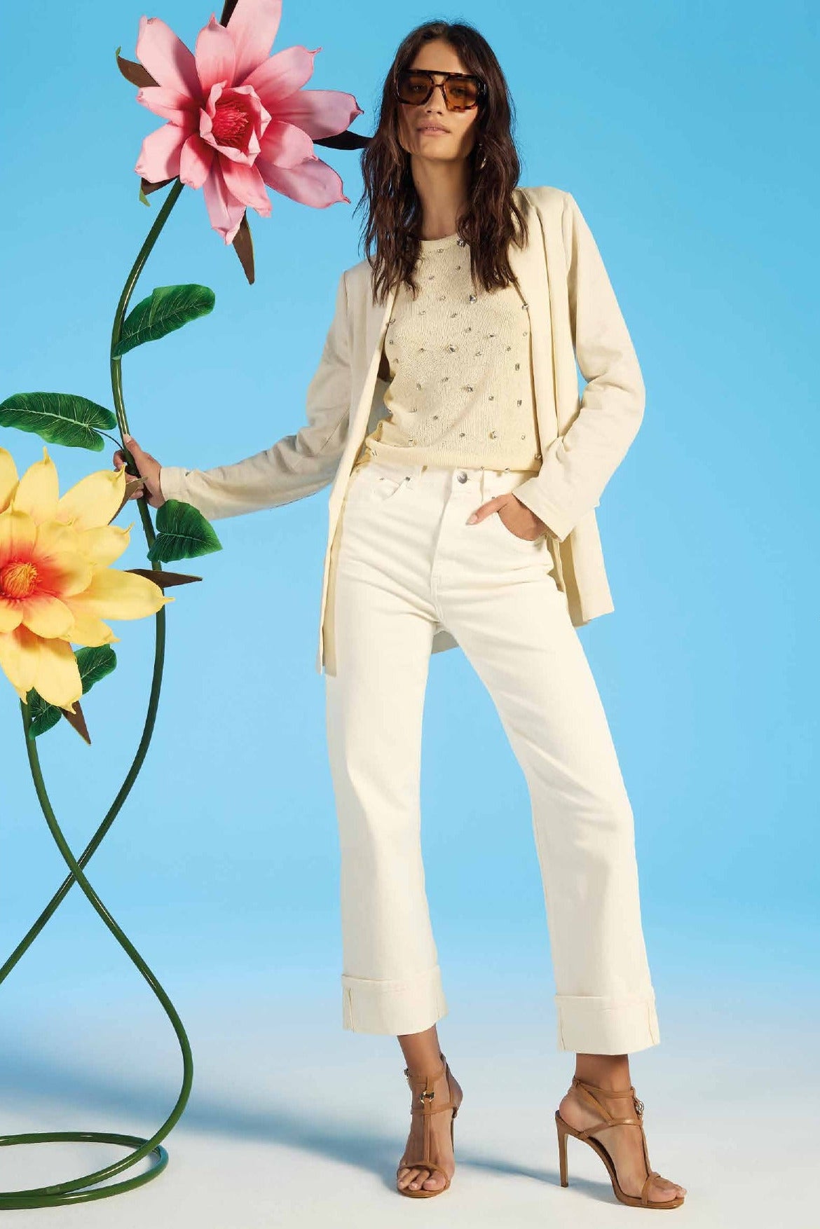 Pantalone donna - art. 611ND25015 - Denny Rose Primavera Estate 2026