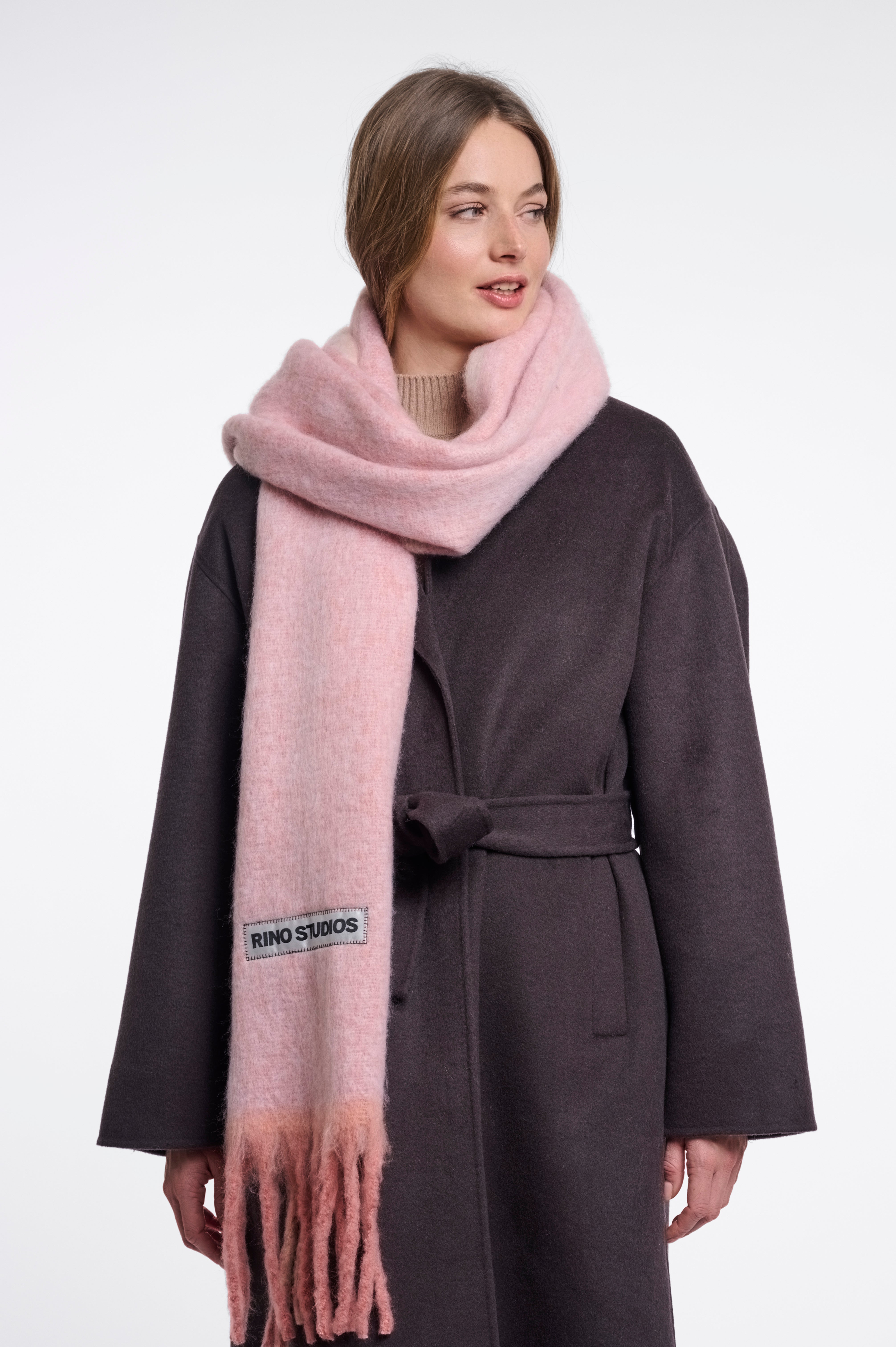 Sciarpa donna art. Laurette Rino & Pelle Soft pink