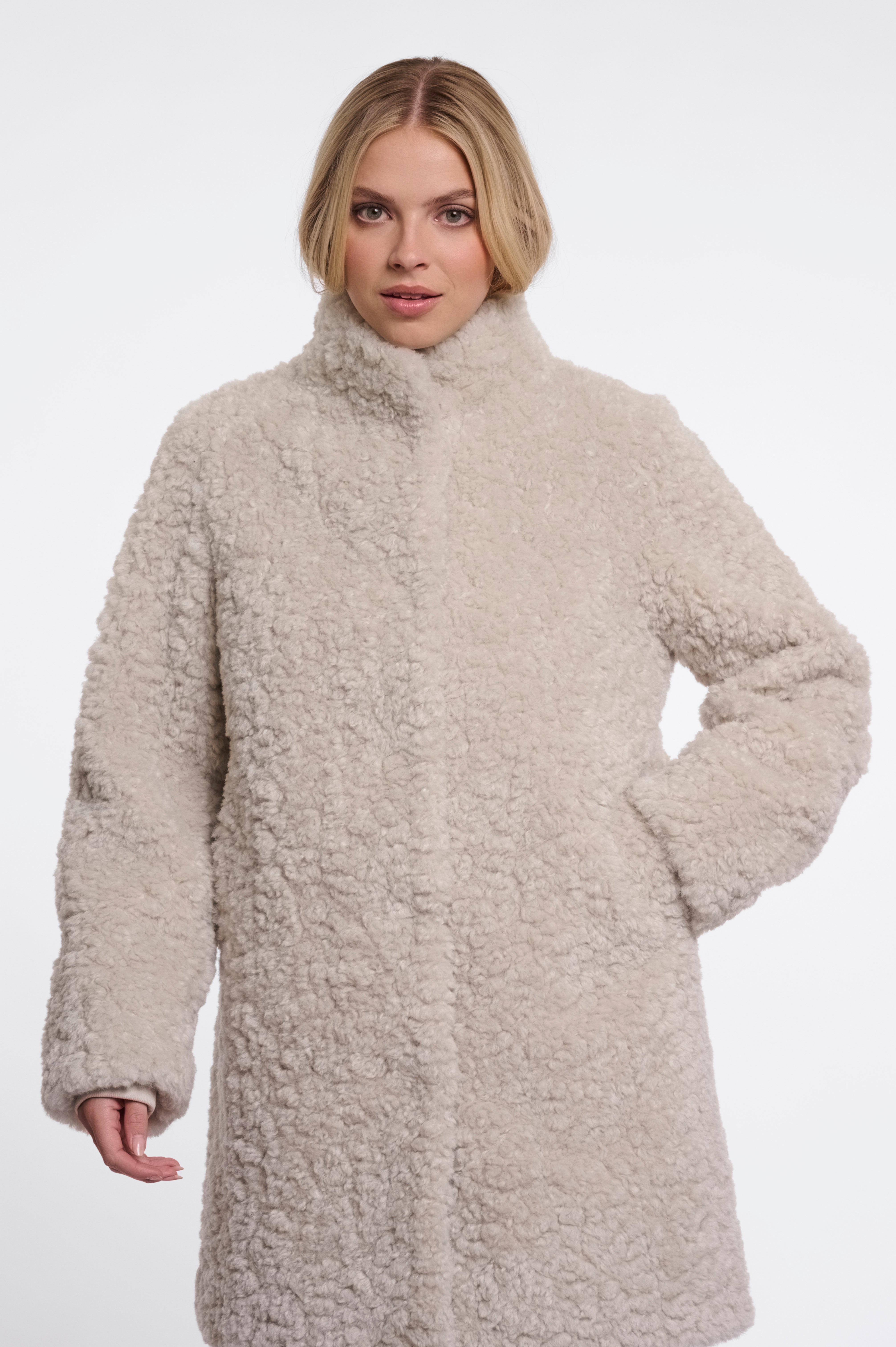 Cappotto donna art. Ena Rino & Pelle Birch