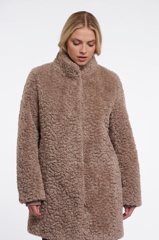 Cappotto donna art. Lexis Rino & Pelle Mocha latte