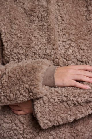 Cappotto donna art. Lexis Rino & Pelle Mocha latte