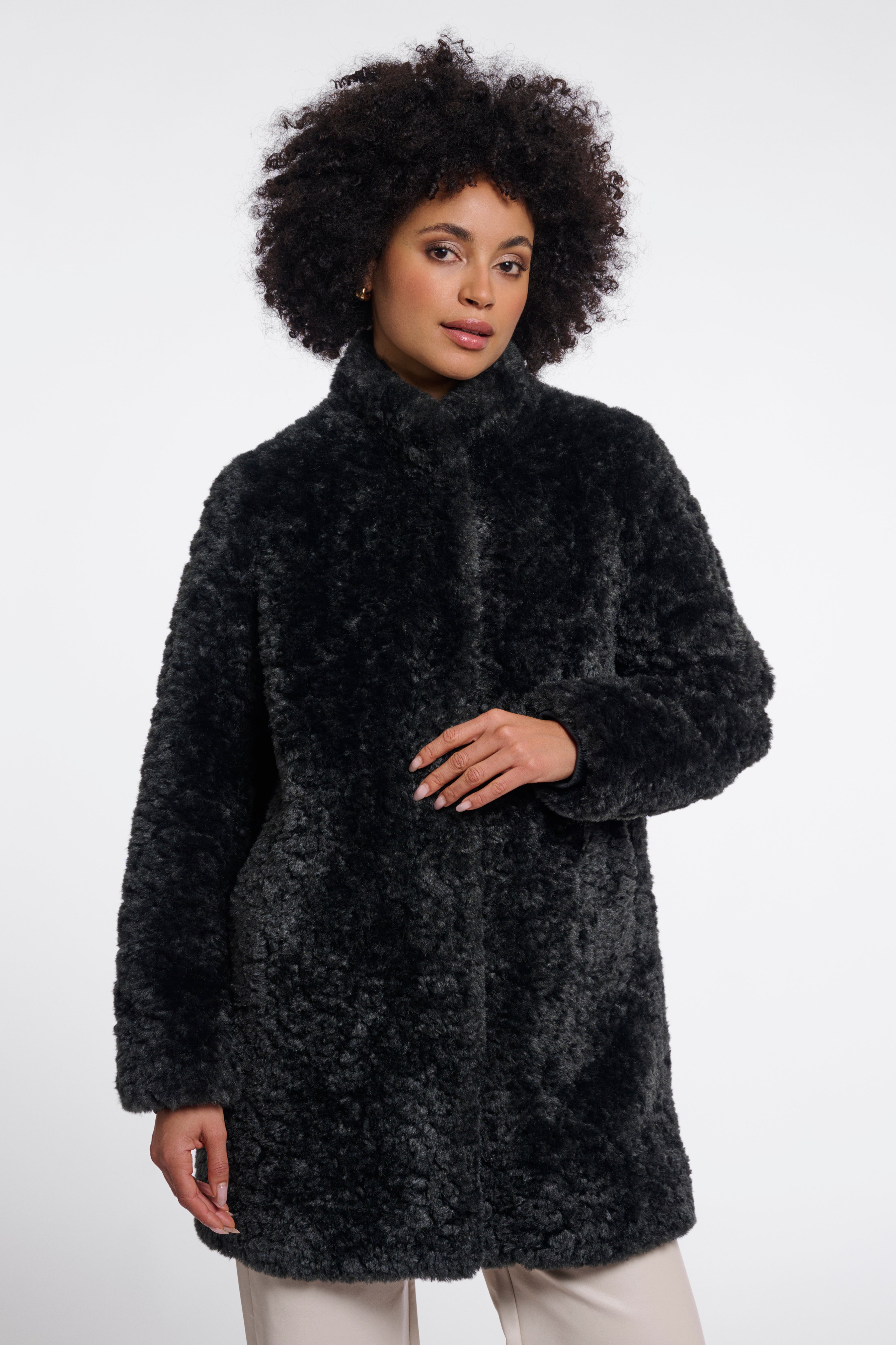 Cappotto donna art. Lexis Rino & Pelle Urban teal