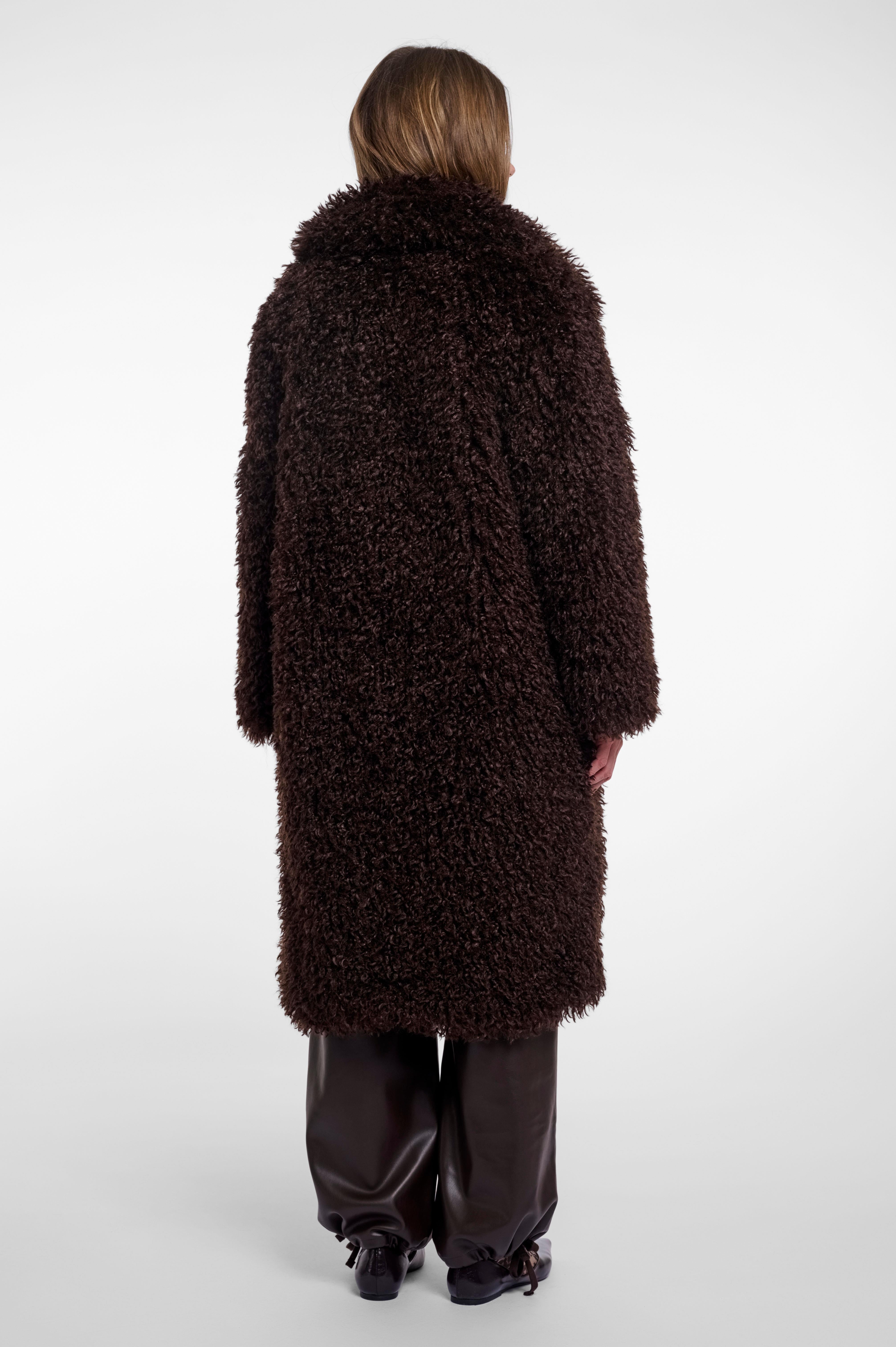 Cappotto donna art. Lias long Rino & Pelle Coffee roast