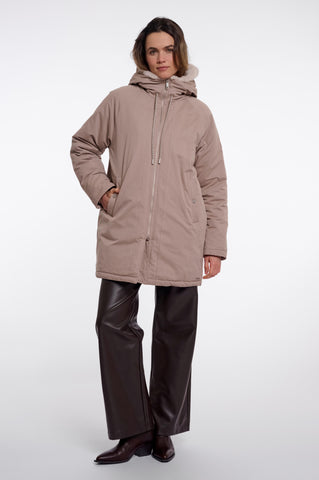 Parka donna art. Lindy Rino & Pelle Mocha latte birch