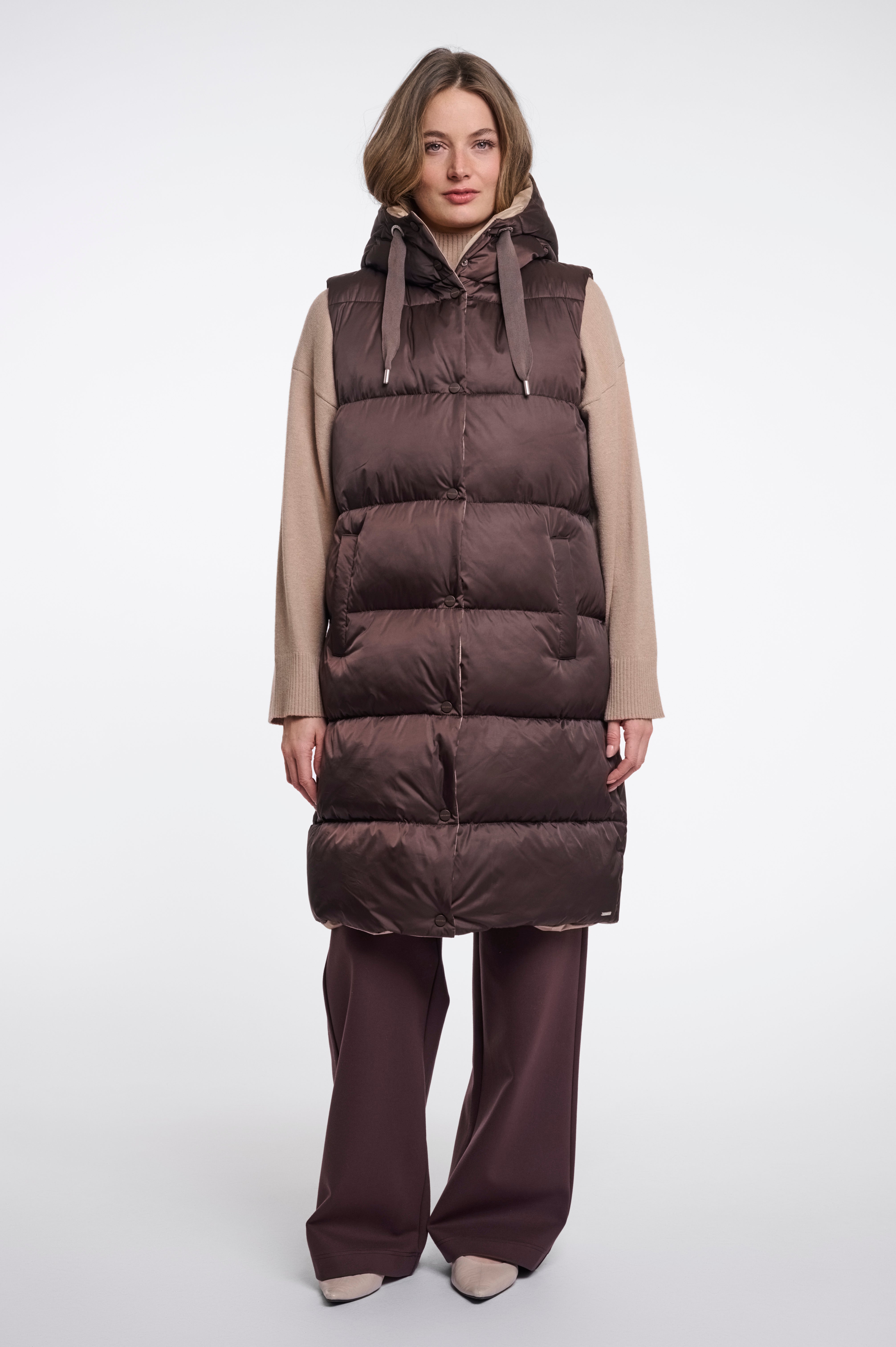 Cappotto donna art. Logan Rino & Pelle Peated and light toast