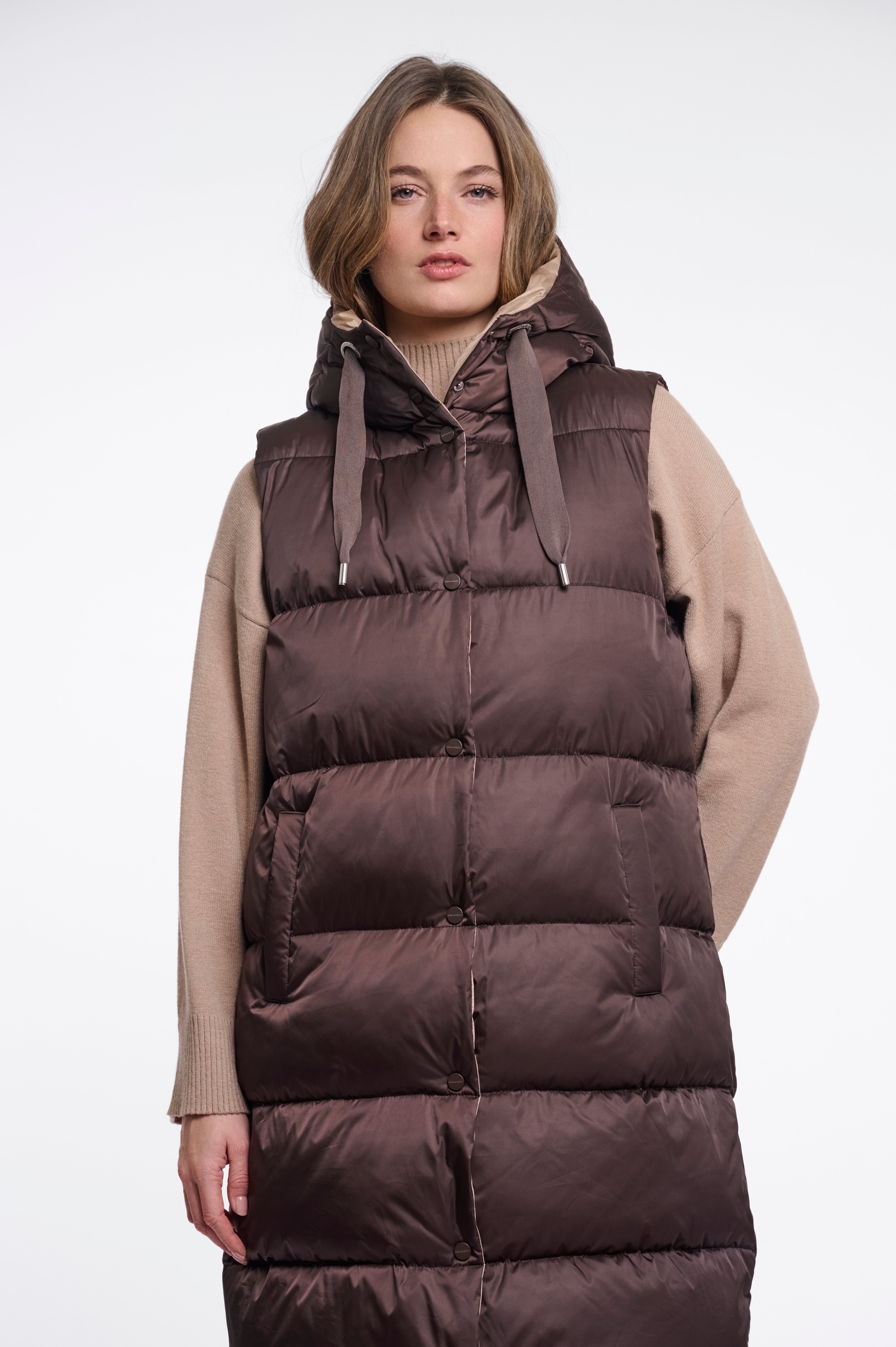 Cappotto donna art. Logan Rino & Pelle Peated and light toast