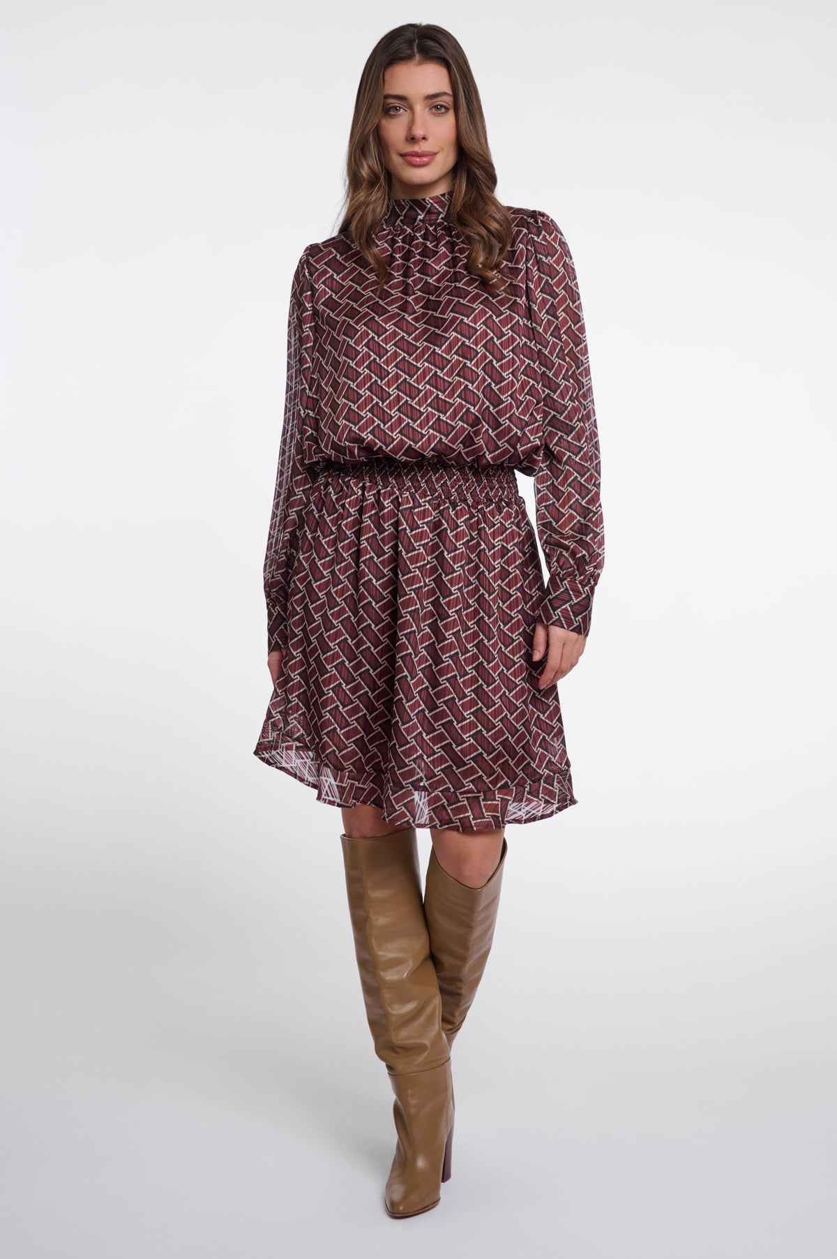 Abito donna art. Loua Rino & Pelle Sangria graphic