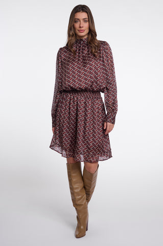 Abito donna art. Loua Rino & Pelle Sangria graphic