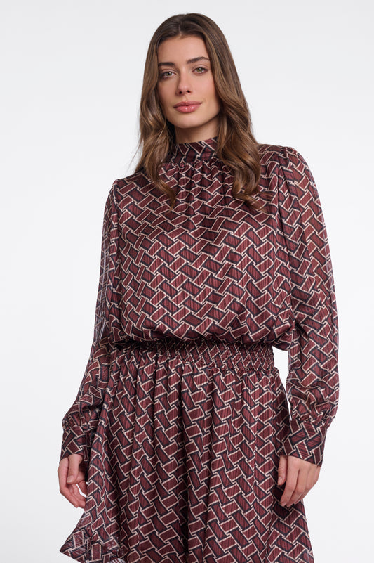 Abito donna art. Loua Rino & Pelle Sangria graphic