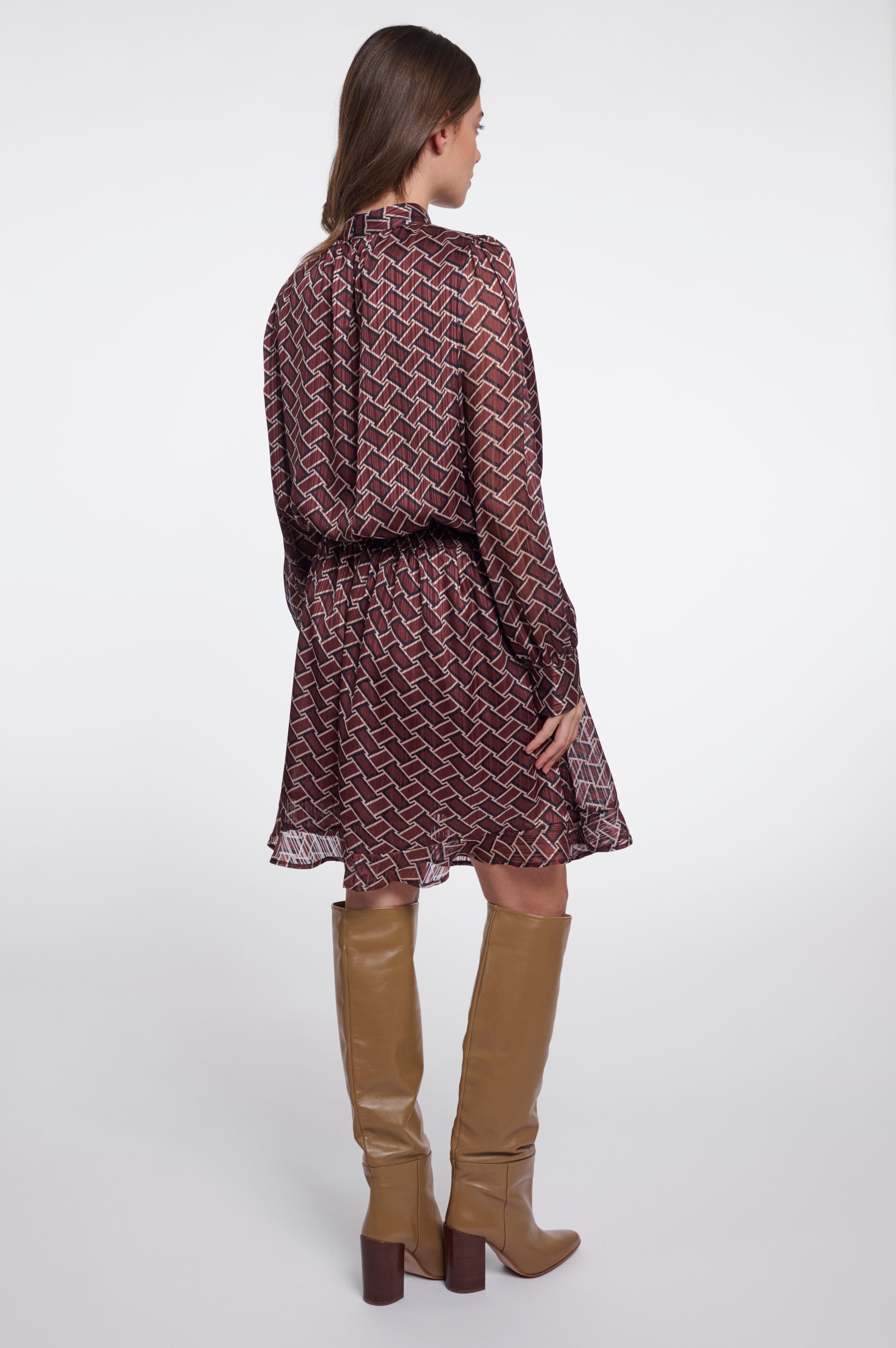 Abito donna art. Loua Rino & Pelle Sangria graphic