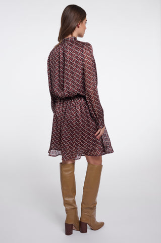 Abito donna art. Loua Rino & Pelle Sangria graphic