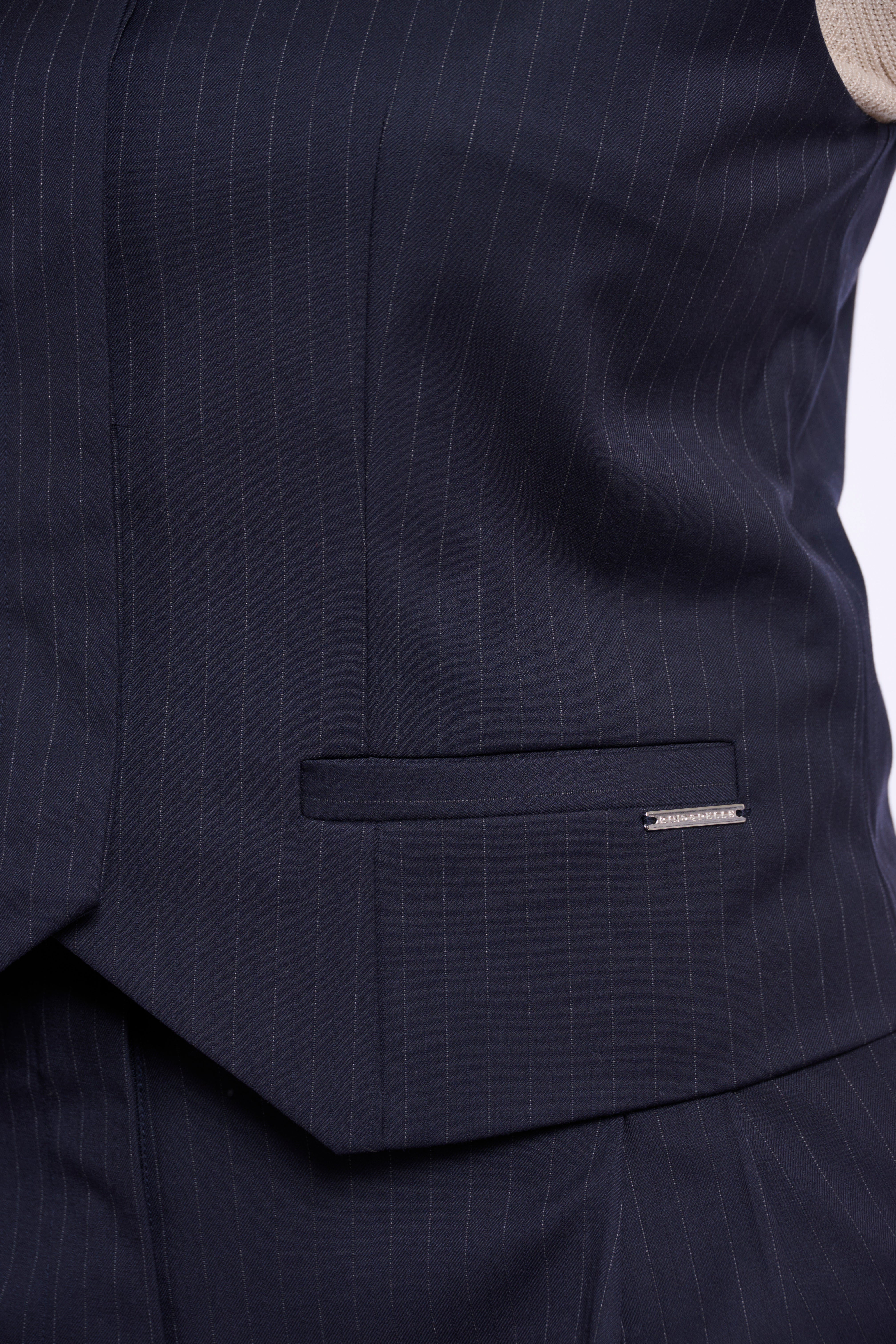 Cappotto donna art. Luus Rino & Pelle Dark navy pinstripe