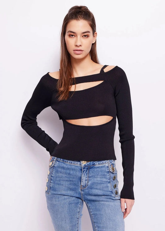 Knitted Top art 311DD50001 Woman Denny Rose Fashion Spring Summer 2023 Outlet