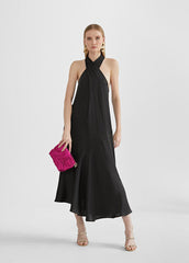 HALTER NECK MIDI DRESS - Lola Casademunt Spring Summer 2024 - MS2416025