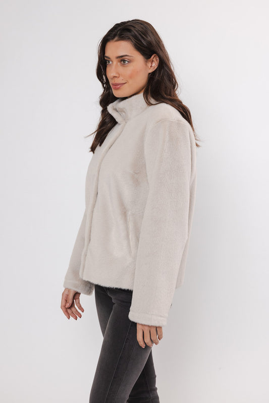 Giacca MADAI SHORT FAUX FUR JACKET  -Rino & Pelle- Autunno Inverno 2024/25 Birch