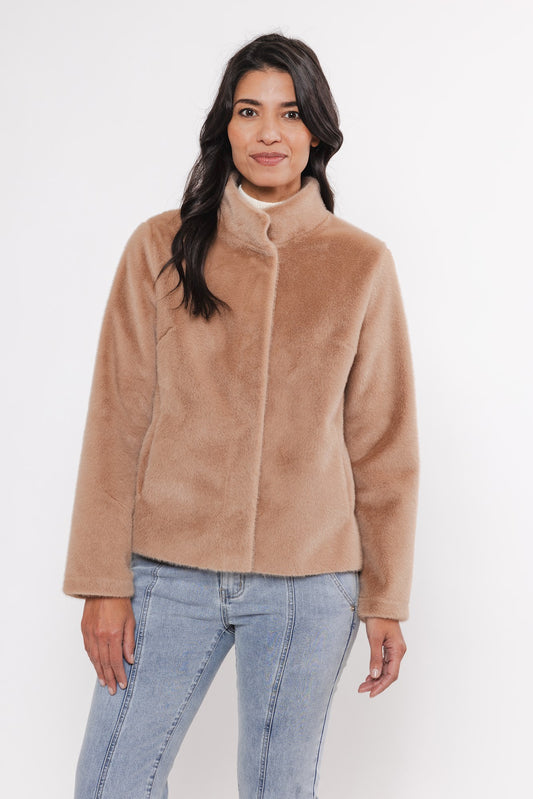 Giacca MADAI SHORT FAUX FUR JACKET  -Rino & Pelle- Autunno Inverno 2024/25 Twig