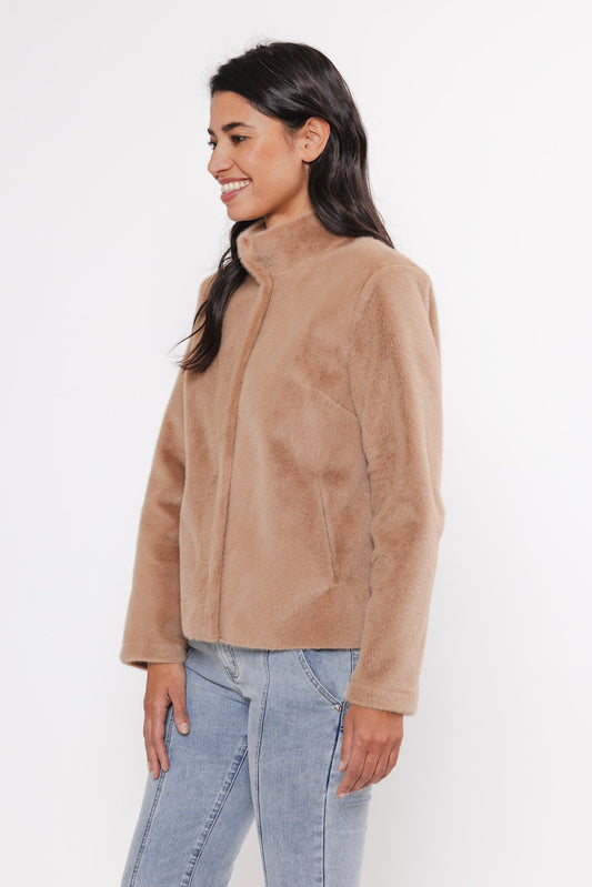 Giacca MADAI SHORT FAUX FUR JACKET  -Rino & Pelle- Autunno Inverno 2024/25 Twig