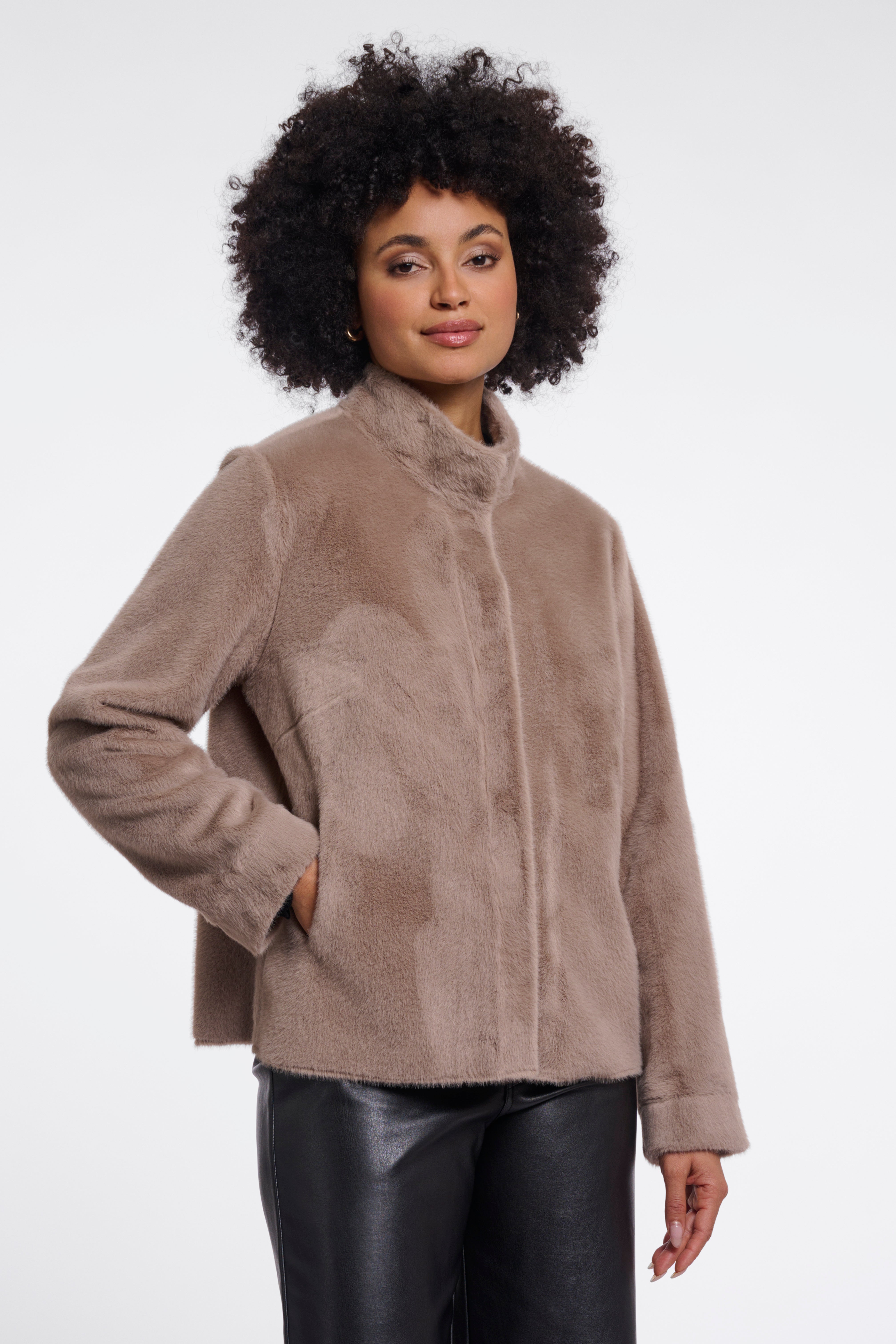 Giacca donna art. Madai Rino & Pelle Mocha latte