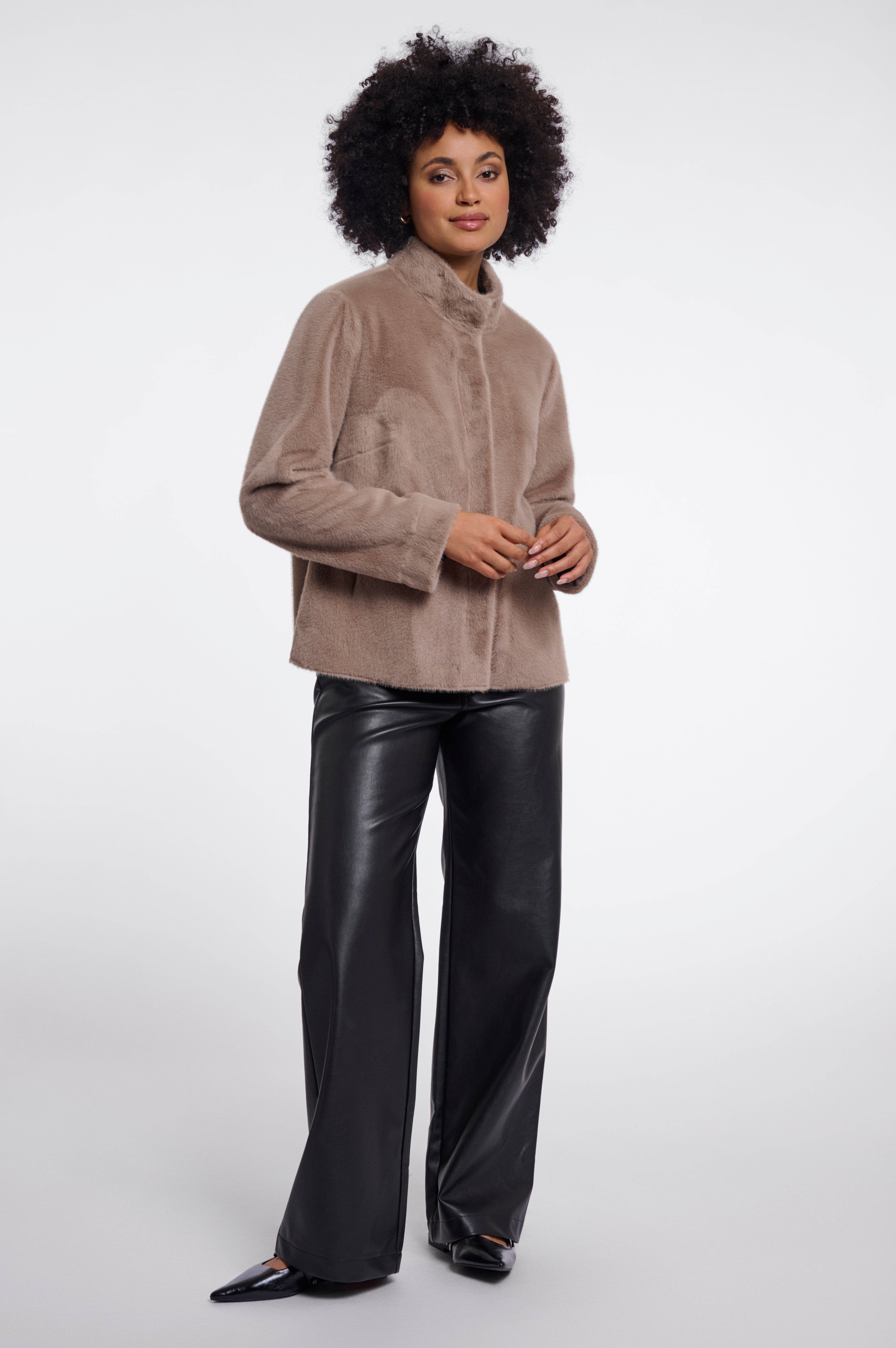 Giacca donna art. Madai Rino & Pelle Mocha latte