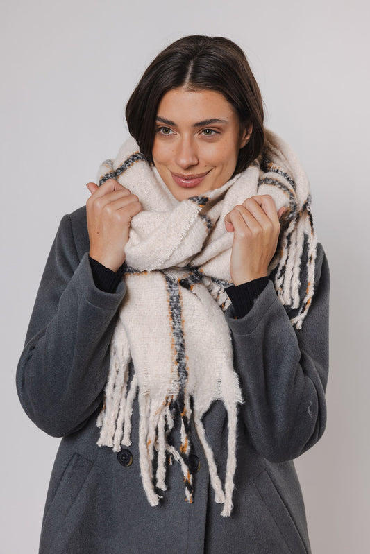 Sciarpa MALIKA SCARF -Rino & Pelle- Autunno Inverno 2024/25 Birch check