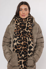 Sciarpa MALIN SCARF -Rino & Pelle- Autunno Inverno 2024/25 Sand leopard