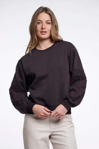 Maglione donna art. Manar Rino & Pelle Coffee roast