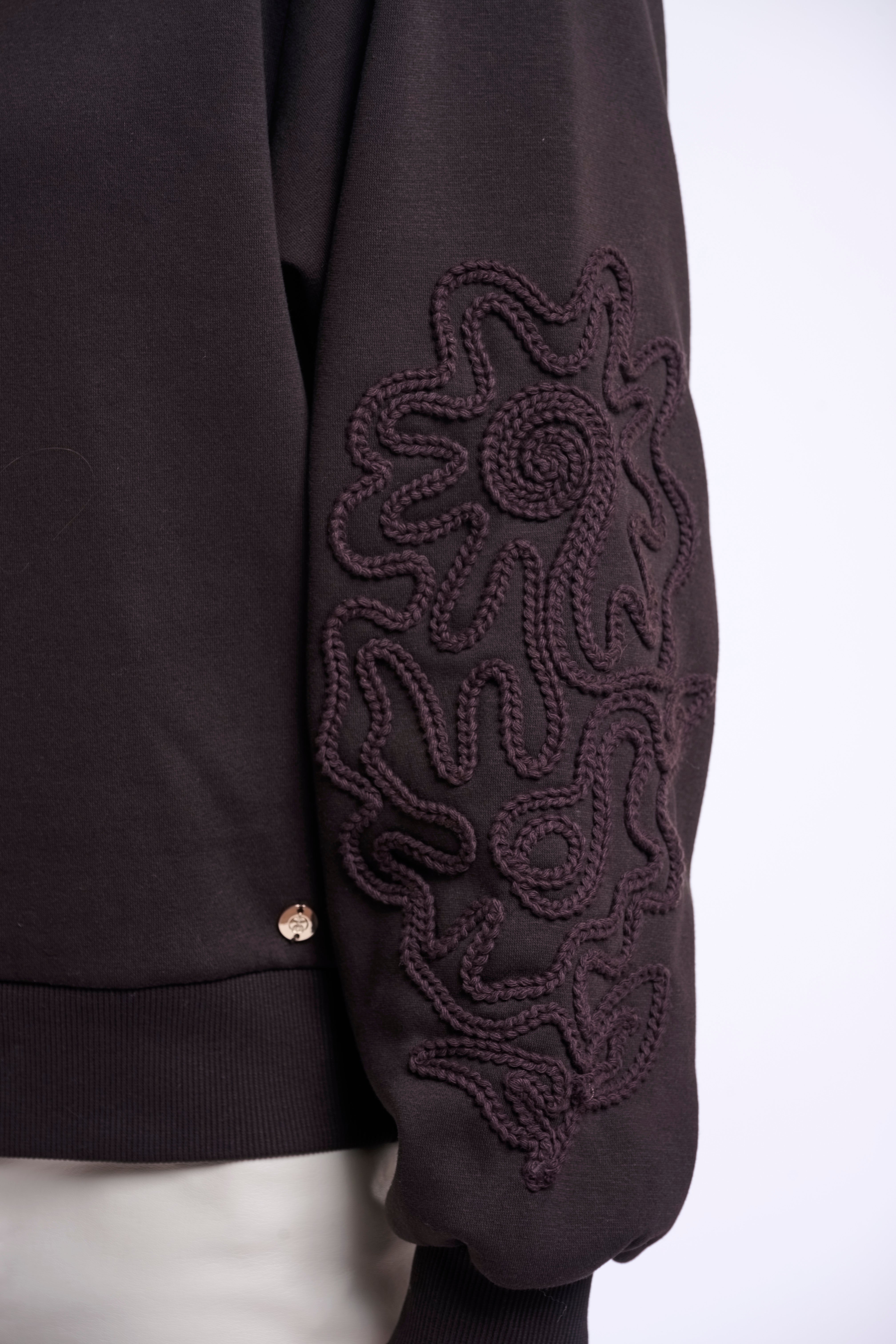 Maglione donna art. Manar Rino & Pelle Coffee roast