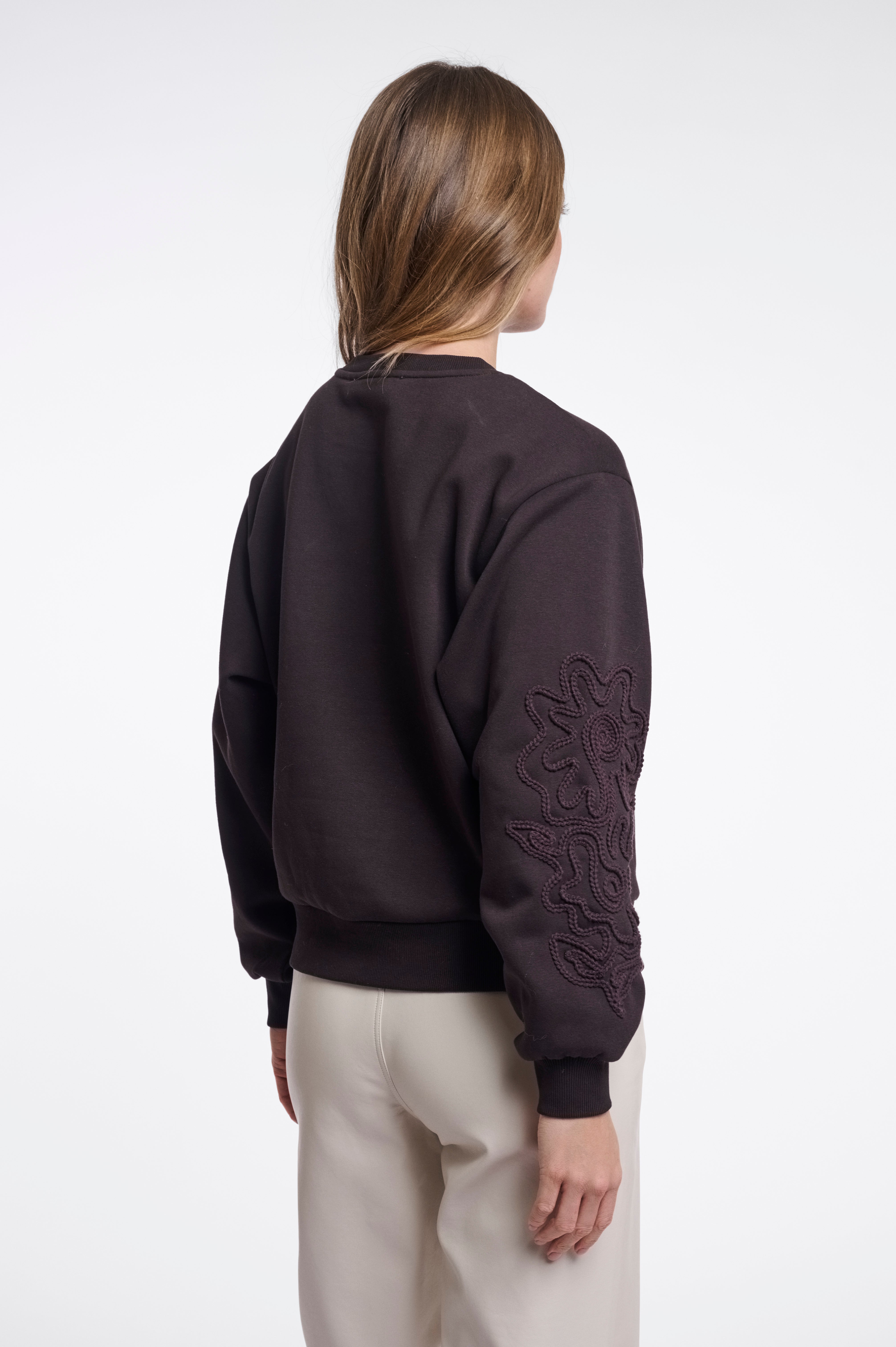 Maglione donna art. Manar Rino & Pelle Coffee roast