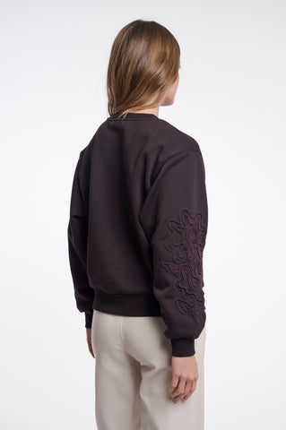 Maglione donna art. Manar Rino & Pelle Coffee roast