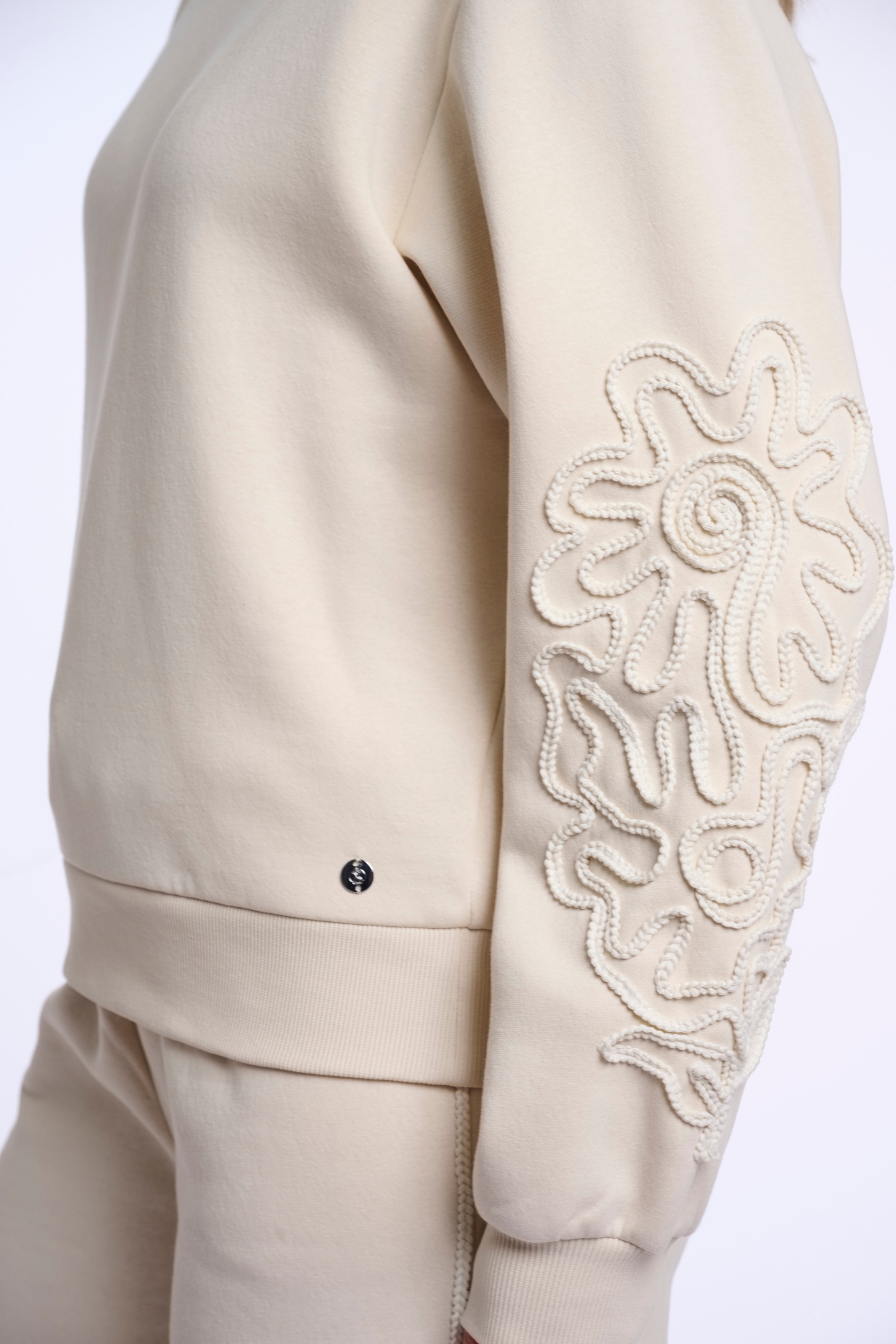 Maglione donna art. Manar Rino & Pelle Off white