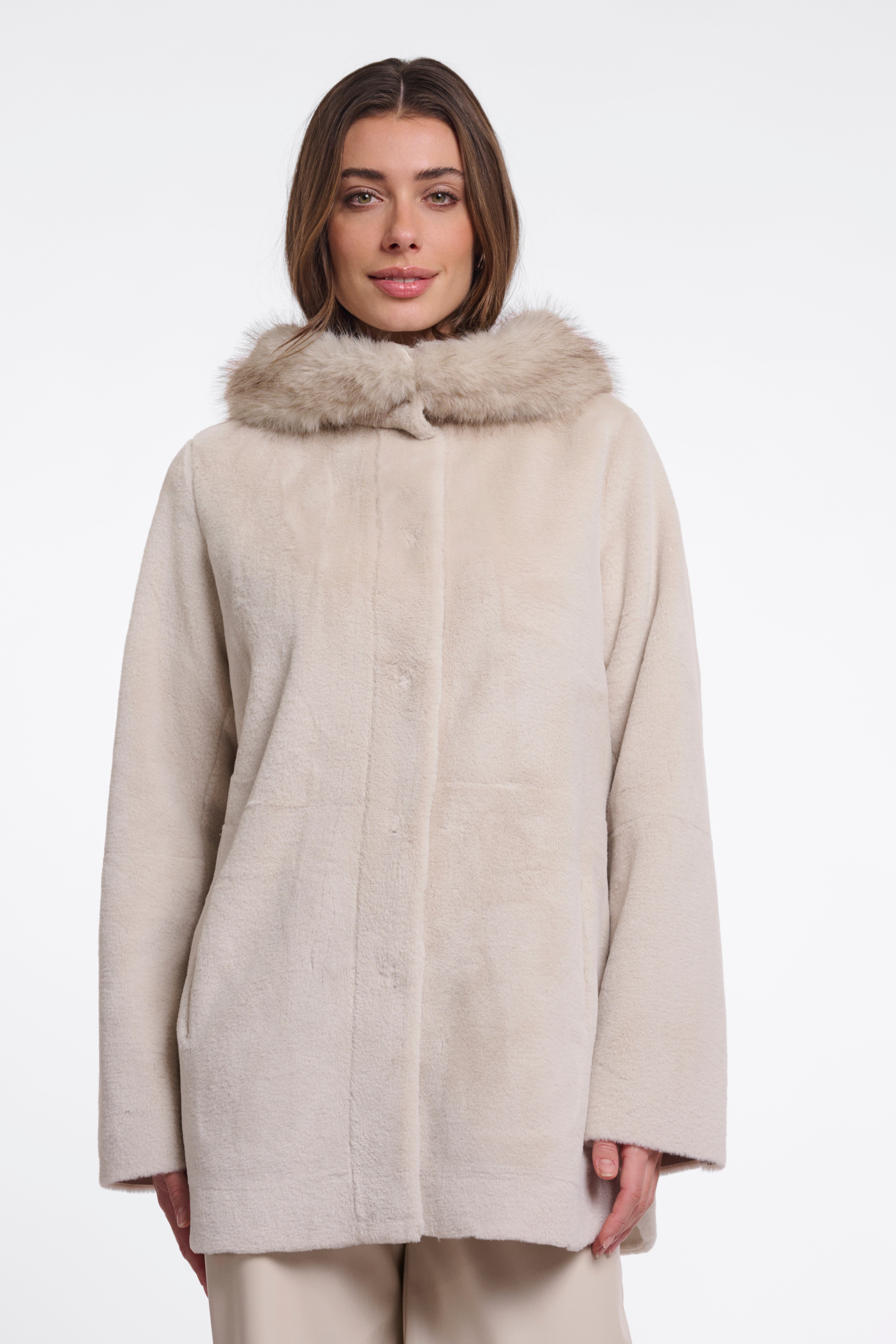 Cappotto donna art. Mans Rino & Pelle Birch