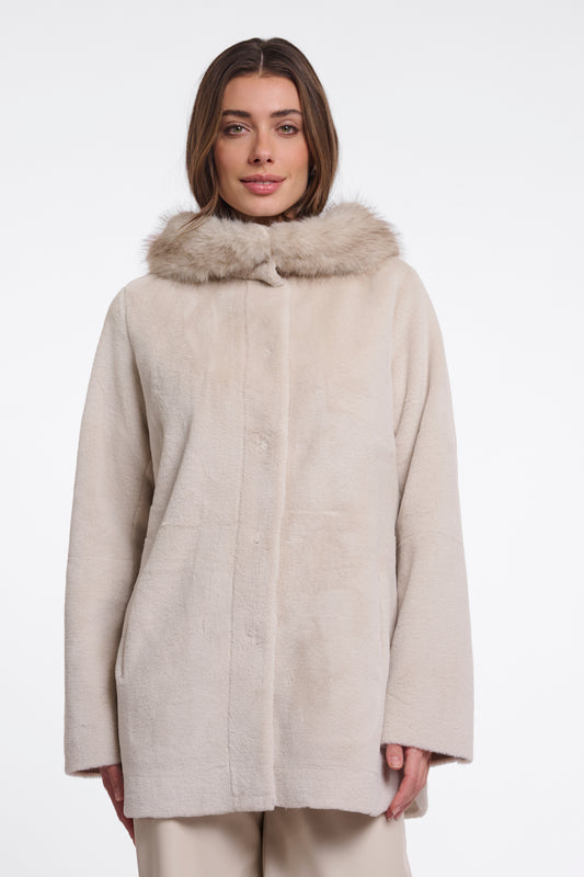 Cappotto donna art. Mans Rino & Pelle Birch