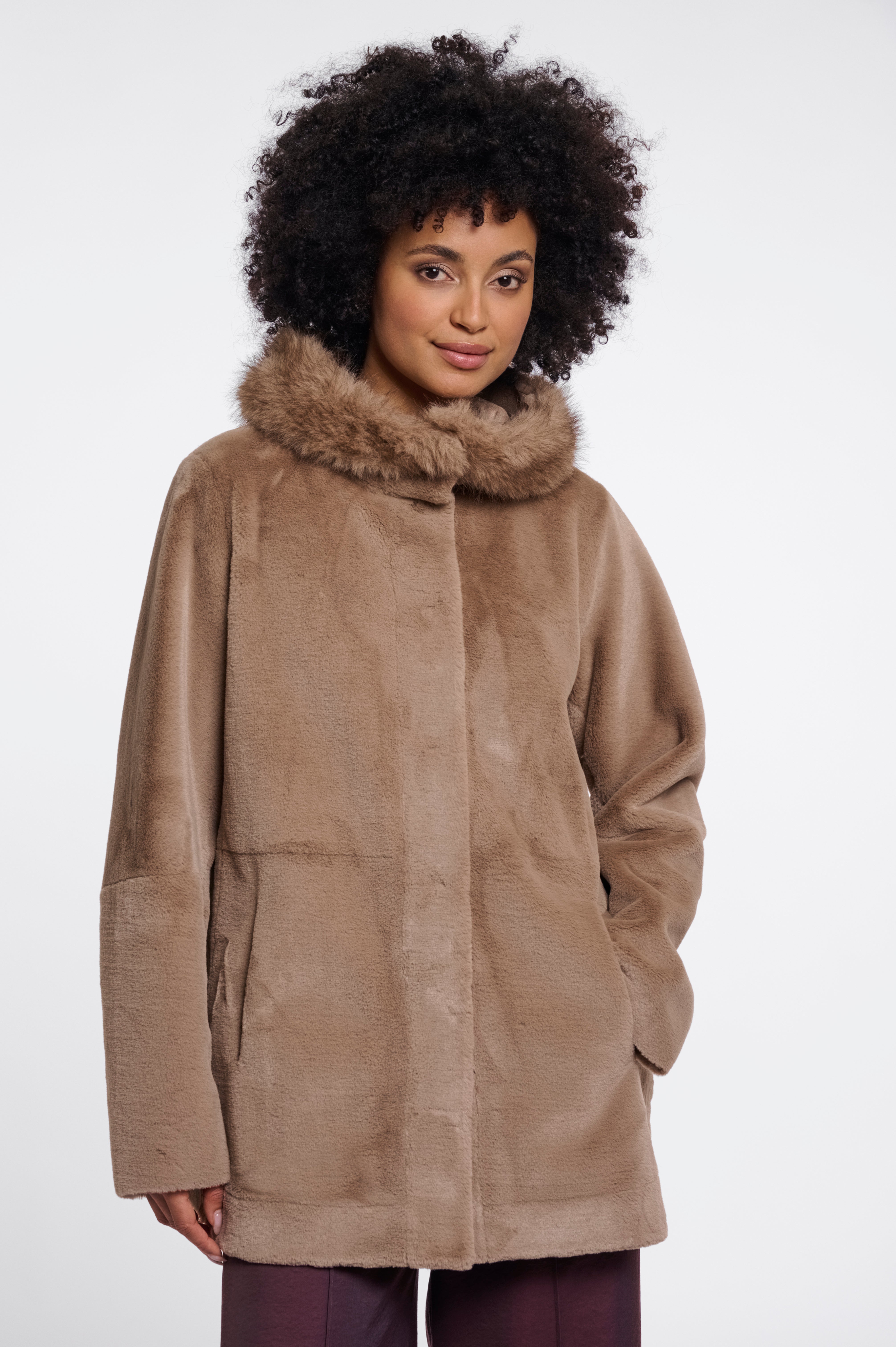 Cappotto donna art. Mans Rino & Pelle Toffee