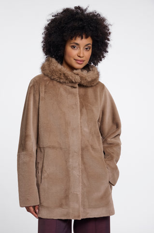 Cappotto donna art. Mans Rino & Pelle Toffee
