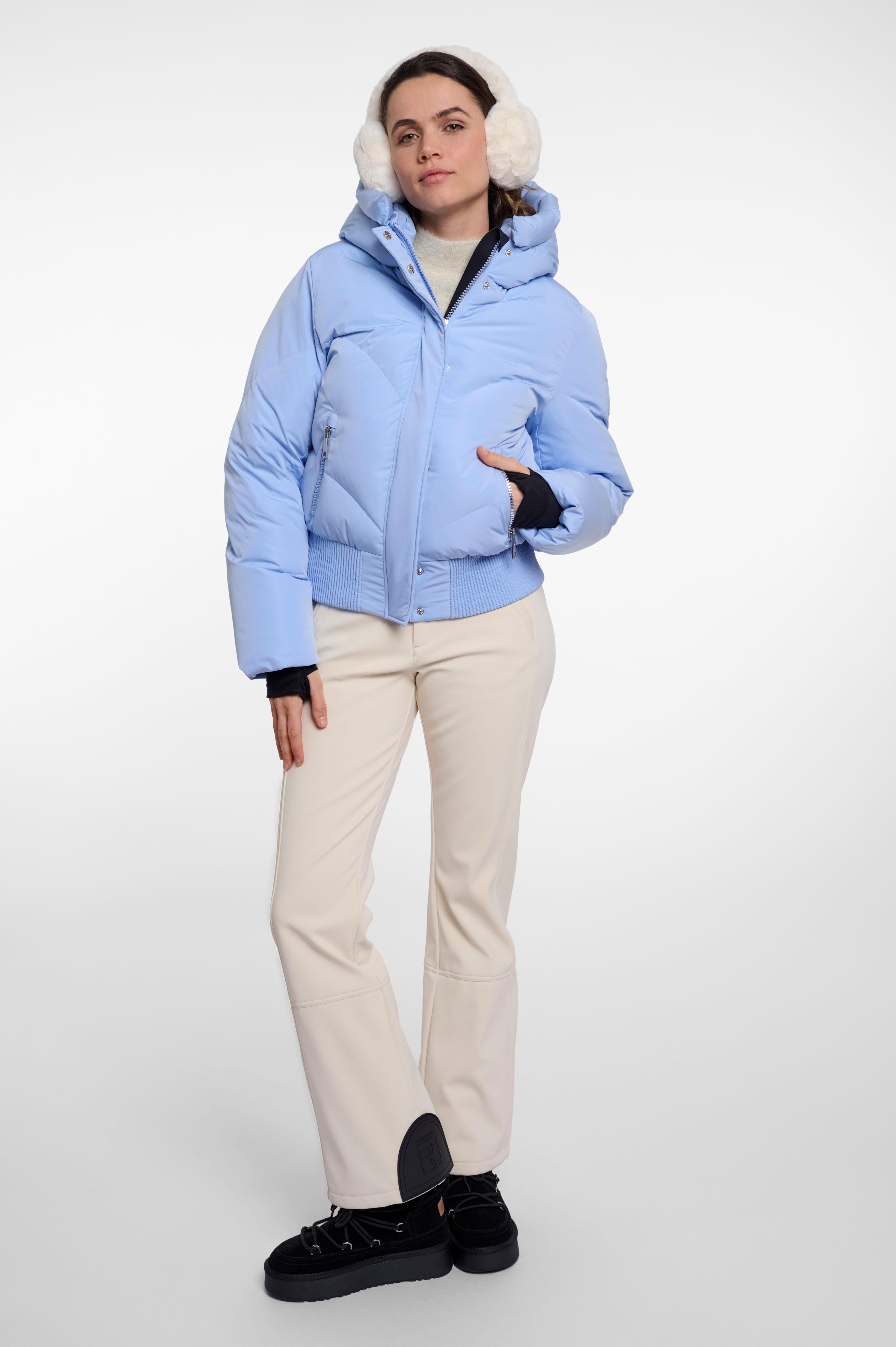 Giacca da sci donna art. Maola Rino & Pelle Ice blue
