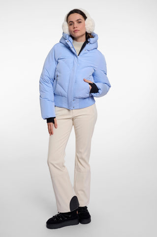 Giacca da sci donna art. Maola Rino & Pelle Ice blue