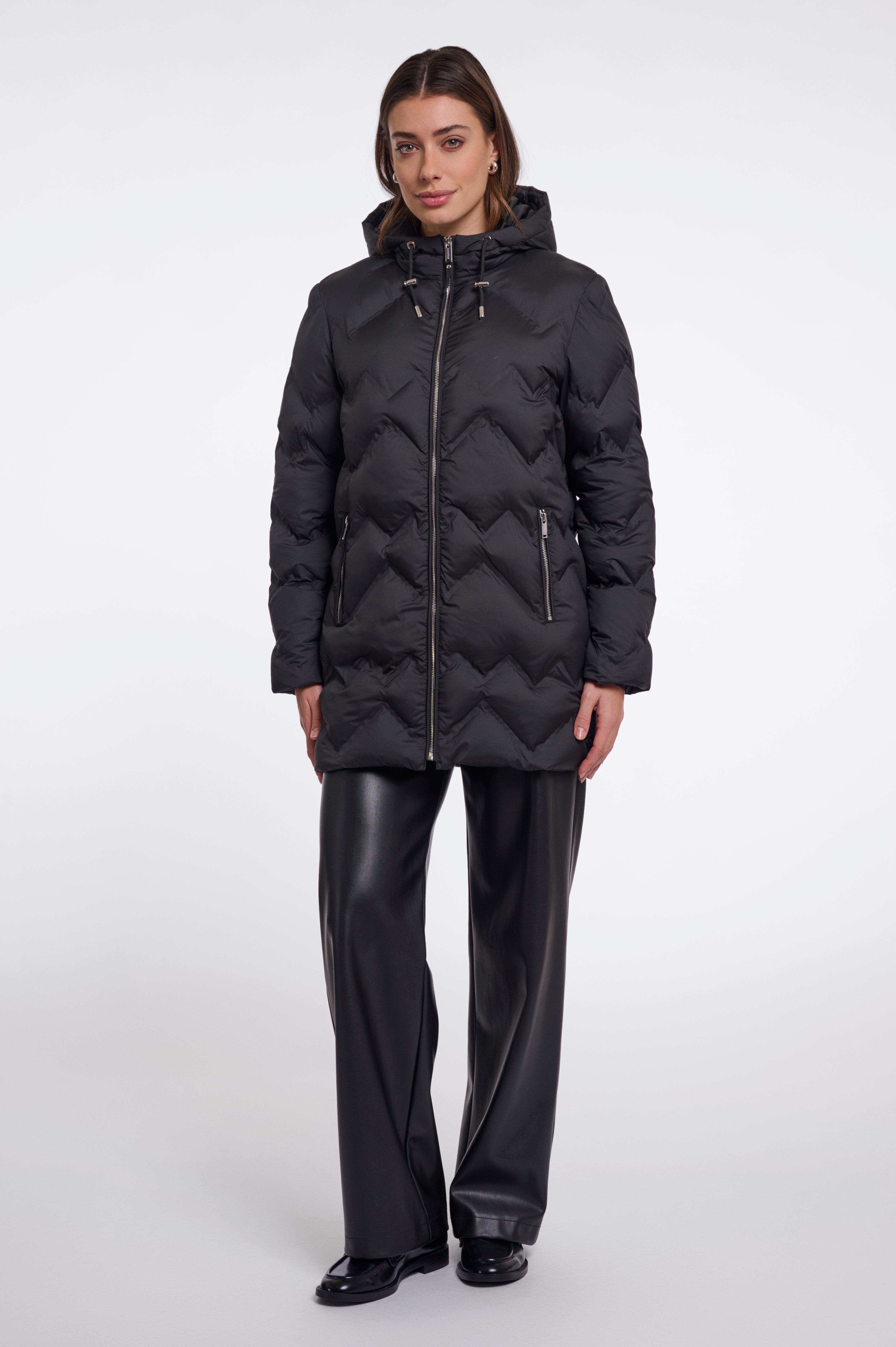 Cappotto donna art. Marcelle Rino & Pelle Black