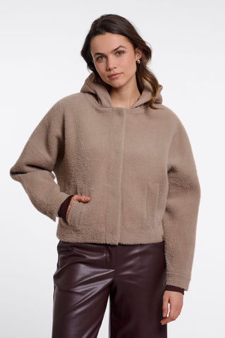 Cardigan donna art. Marvon Rino & Pelle Mocha latte