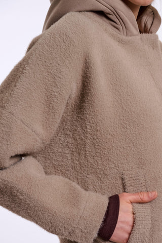 Cardigan donna art. Marvon Rino & Pelle Mocha latte