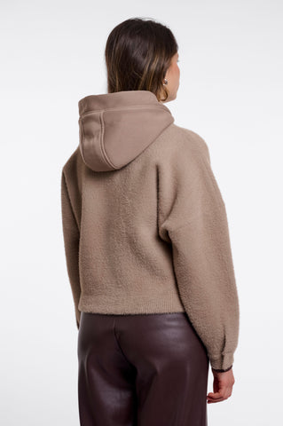 Cardigan donna art. Marvon Rino & Pelle Mocha latte